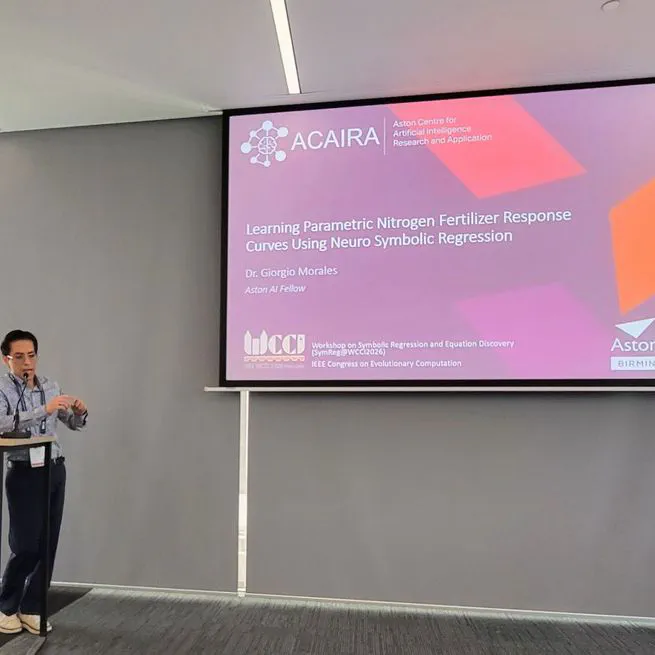 Presentations at WCCI 2026