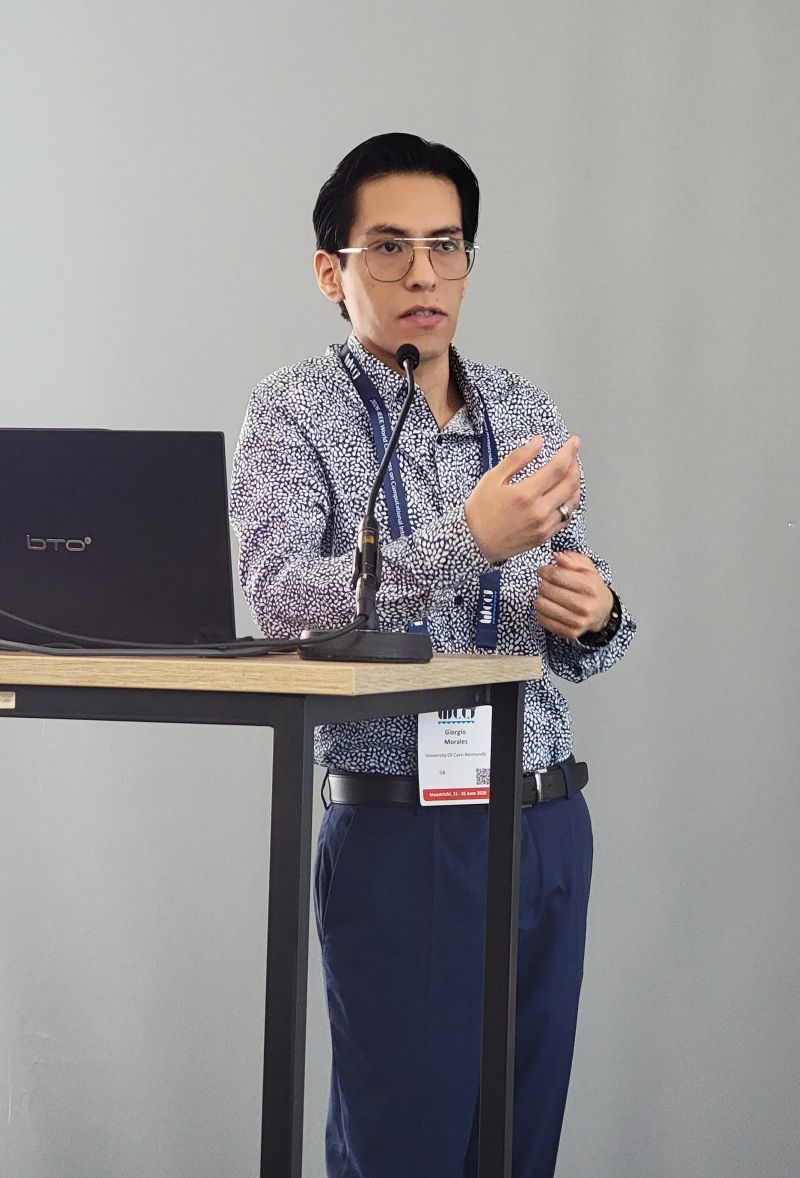 Giorgio Morales presenting at WCCI